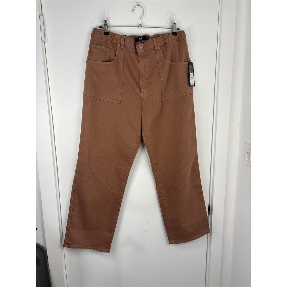 Hudson Women’s Remi High-Rise Elastic Waist Straight Ankle Jean Bronzed Talla 34